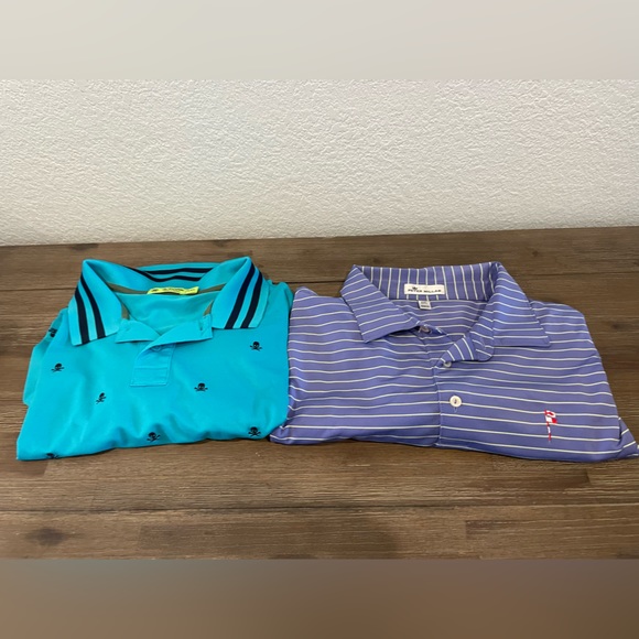 Shirts | Gfore And Peter Millar Size Xxl Mens Golf Polo Shirts | Poshmark
